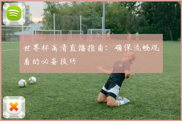 世界杯高清直播指南：确保流畅观看的必备技巧