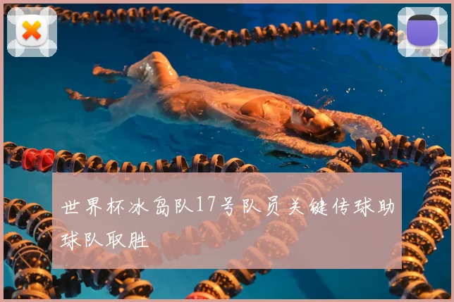 世界杯冰岛队17号队员关键传球助球队取胜
